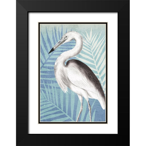Cranes 2 Black Modern Wood Framed Art Print with Double Matting by Allen, Kimberly