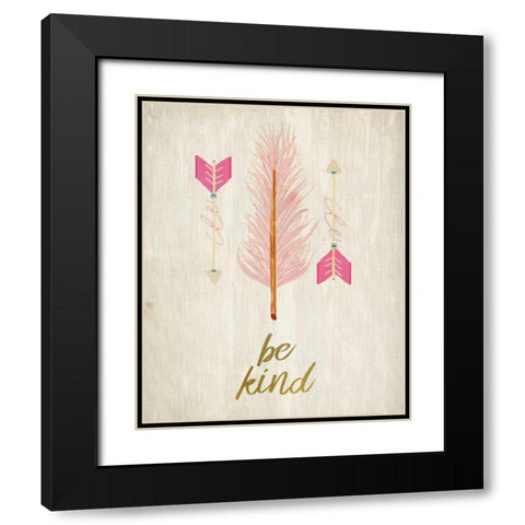 Have Courage 3 Black Modern Wood Framed Art Print with Double Matting by Allen, Kimberly