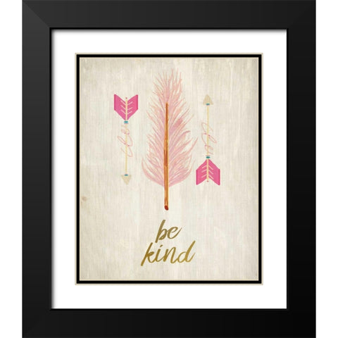 Have Courage 3 Black Modern Wood Framed Art Print with Double Matting by Allen, Kimberly