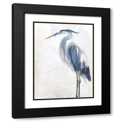 Seaside Flight 1 Black Modern Wood Framed Art Print with Double Matting by Allen, Kimberly
