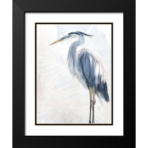 Seaside Flight 1 Black Modern Wood Framed Art Print with Double Matting by Allen, Kimberly