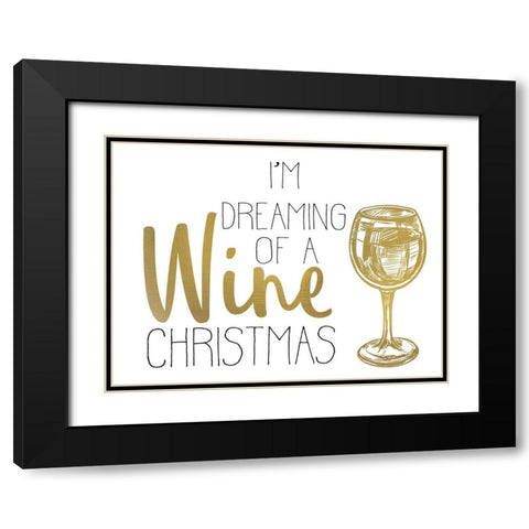 Cheer 3 Black Modern Wood Framed Art Print with Double Matting by Allen, Kimberly