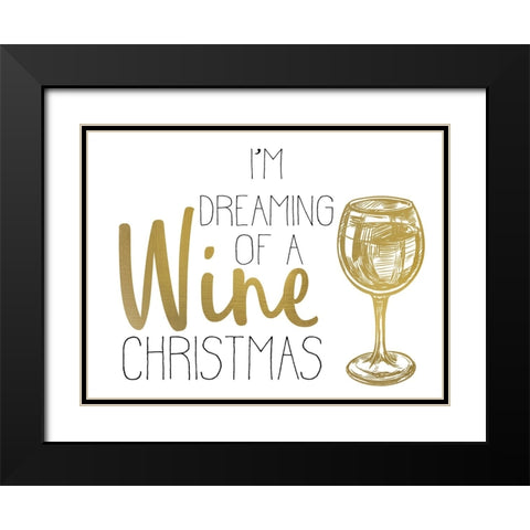 Cheer 3 Black Modern Wood Framed Art Print with Double Matting by Allen, Kimberly