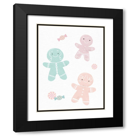 Pastel Gingerbread Black Modern Wood Framed Art Print with Double Matting by Allen, Kimberly
