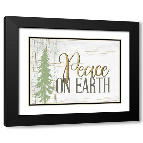 On Earth Black Modern Wood Framed Art Print with Double Matting by Allen, Kimberly