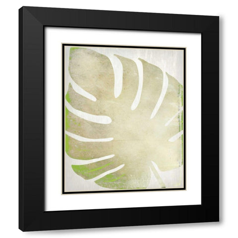 Tropical Palms 2 Black Modern Wood Framed Art Print with Double Matting by Allen, Kimberly