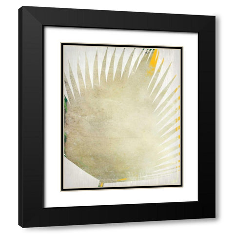 Tropical Palms 3 Black Modern Wood Framed Art Print with Double Matting by Allen, Kimberly