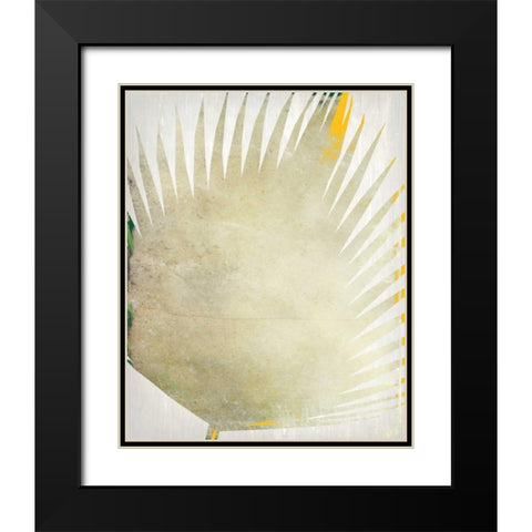 Tropical Palms 3 Black Modern Wood Framed Art Print with Double Matting by Allen, Kimberly