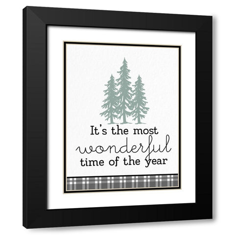 Most Black Modern Wood Framed Art Print with Double Matting by Allen, Kimberly