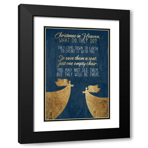 Save Them A Seat Black Modern Wood Framed Art Print with Double Matting by Allen, Kimberly