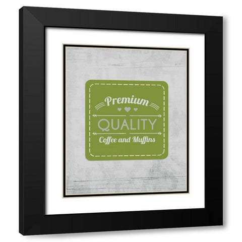 All Natural 4 Black Modern Wood Framed Art Print with Double Matting by Allen, Kimberly