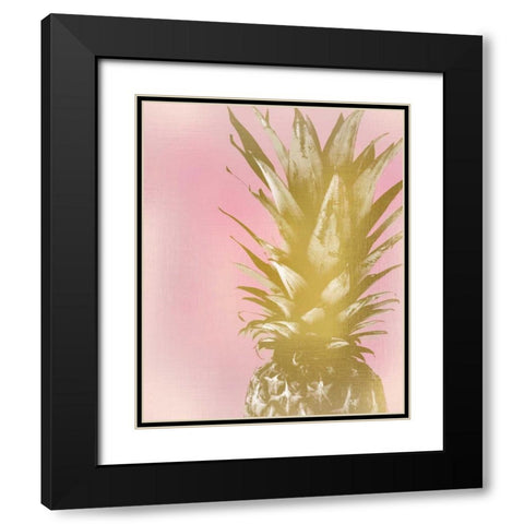 Sweet Pinneapple 2 Black Modern Wood Framed Art Print with Double Matting by Allen, Kimberly