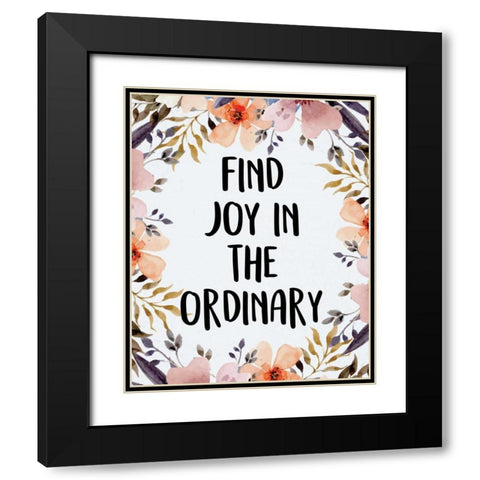 Wildflower Dreams 2 Black Modern Wood Framed Art Print with Double Matting by Allen, Kimberly