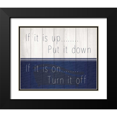 It is is 1 Black Modern Wood Framed Art Print with Double Matting by Allen, Kimberly