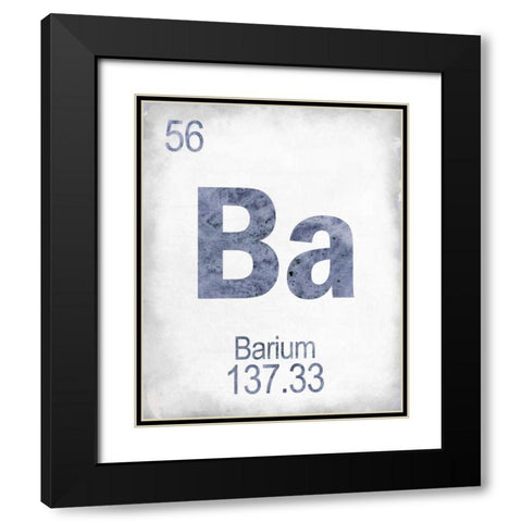Barium Black Modern Wood Framed Art Print with Double Matting by Allen, Kimberly