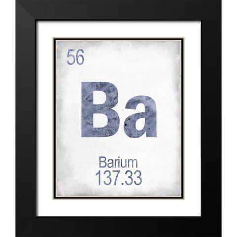 Barium Black Modern Wood Framed Art Print with Double Matting by Allen, Kimberly