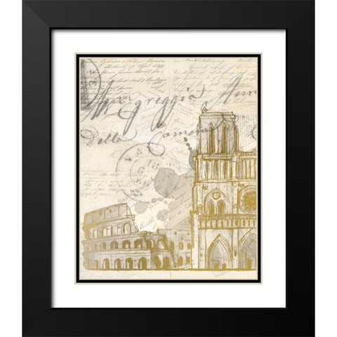 Bucket List A Black Modern Wood Framed Art Print with Double Matting by Allen, Kimberly