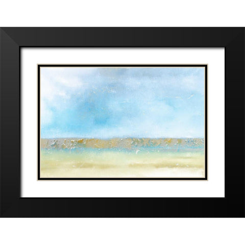 Sea Breeze Black Modern Wood Framed Art Print with Double Matting by Allen, Kimberly