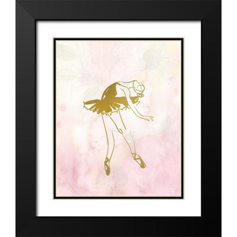 Movement 3 Black Modern Wood Framed Art Print with Double Matting by Allen, Kimberly