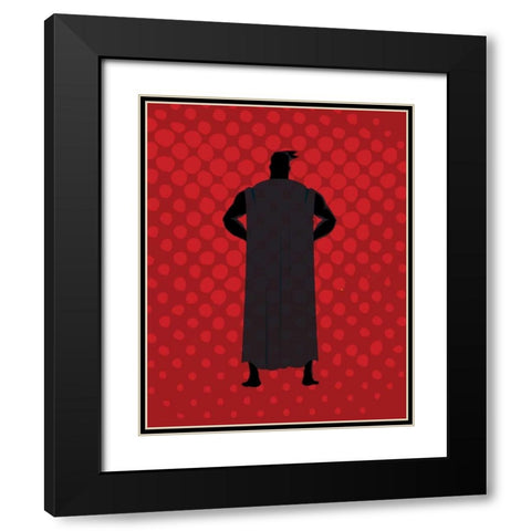 Super 2 Black Modern Wood Framed Art Print with Double Matting by Allen, Kimberly