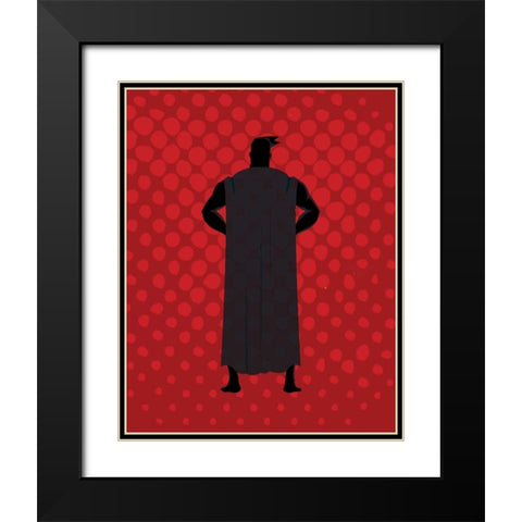 Super 2 Black Modern Wood Framed Art Print with Double Matting by Allen, Kimberly