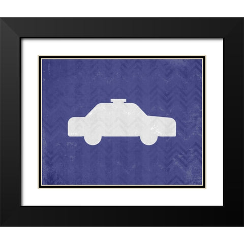 Lets Drive 1 Black Modern Wood Framed Art Print with Double Matting by Allen, Kimberly