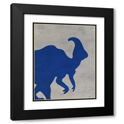 Rawr 3 Black Modern Wood Framed Art Print with Double Matting by Allen, Kimberly