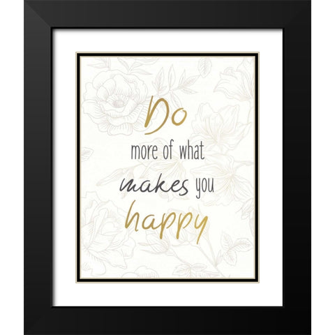 Perfect 2 Black Modern Wood Framed Art Print with Double Matting by Allen, Kimberly