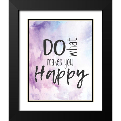 Do You 1 Black Modern Wood Framed Art Print with Double Matting by Allen, Kimberly
