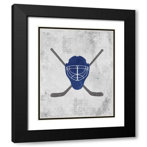 Lets Play 2 Black Modern Wood Framed Art Print with Double Matting by Allen, Kimberly