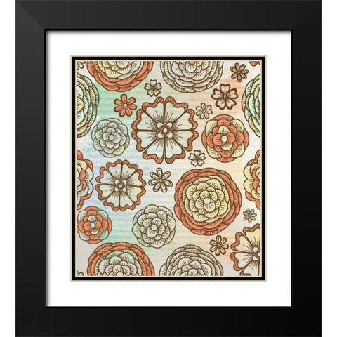 Joyful Black Modern Wood Framed Art Print with Double Matting by Allen, Kimberly