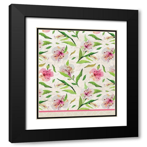 Pink Day Black Modern Wood Framed Art Print with Double Matting by Allen, Kimberly