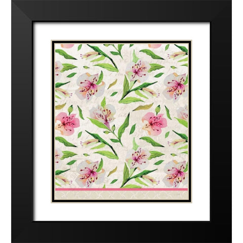 Pink Day Black Modern Wood Framed Art Print with Double Matting by Allen, Kimberly