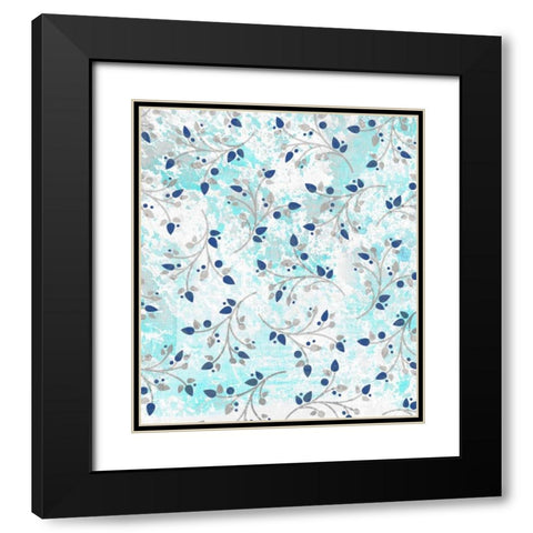 Watercolor Branches Black Modern Wood Framed Art Print with Double Matting by Allen, Kimberly