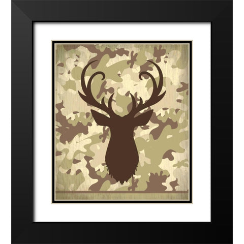 Lets go Hunting Black Modern Wood Framed Art Print with Double Matting by Allen, Kimberly