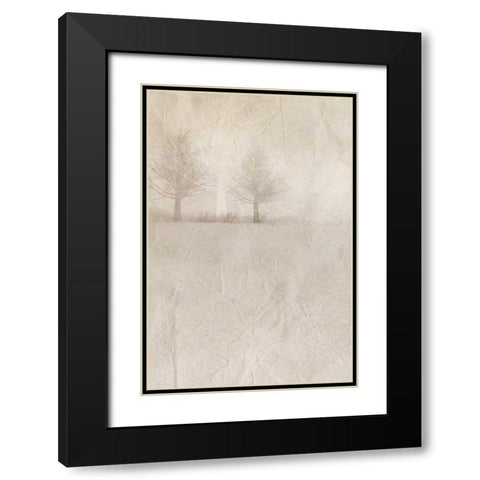 Misty Dawn 1 Black Modern Wood Framed Art Print with Double Matting by Allen, Kimberly