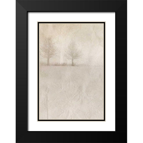 Misty Dawn 1 Black Modern Wood Framed Art Print with Double Matting by Allen, Kimberly