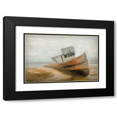 Point Rey Black Modern Wood Framed Art Print with Double Matting by Allen, Kimberly
