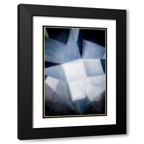 In Blue Times Black Modern Wood Framed Art Print with Double Matting by Allen, Kimberly