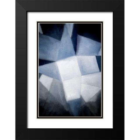 In Blue Times Black Modern Wood Framed Art Print with Double Matting by Allen, Kimberly