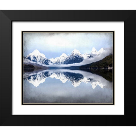 Mountainside Black Modern Wood Framed Art Print with Double Matting by Allen, Kimberly