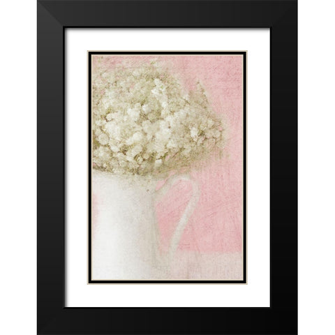 Softly 1 Black Modern Wood Framed Art Print with Double Matting by Kimberly, Allen