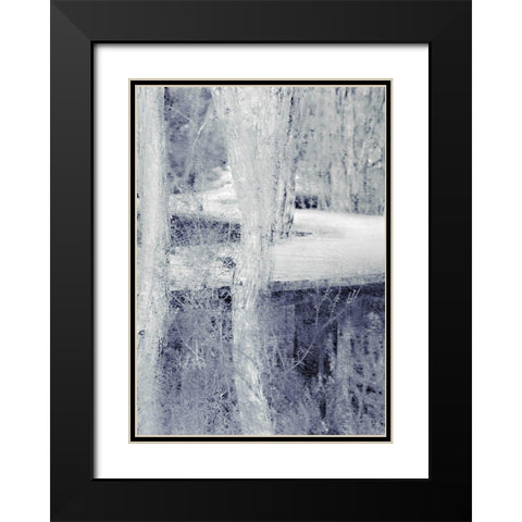 Through the Trees A Black Modern Wood Framed Art Print with Double Matting by Kimberly, Allen