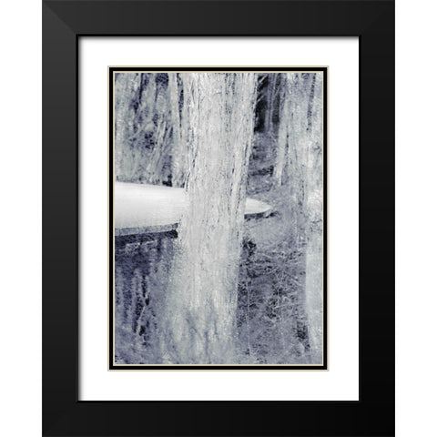 Through the Trees B Black Modern Wood Framed Art Print with Double Matting by Kimberly, Allen