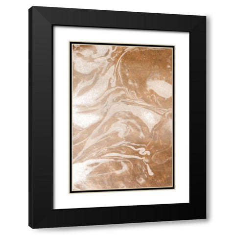 Cosmic Copper 1 Black Modern Wood Framed Art Print with Double Matting by Allen, Kimberly