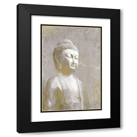 Buddha Dreams Black Modern Wood Framed Art Print with Double Matting by Kimberly, Allen