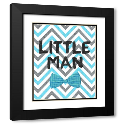 Little Man 2 Black Modern Wood Framed Art Print with Double Matting by Kimberly, Allen