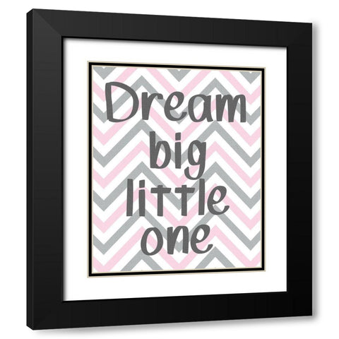 Little Princess 2 Black Modern Wood Framed Art Print with Double Matting by Kimberly, Allen