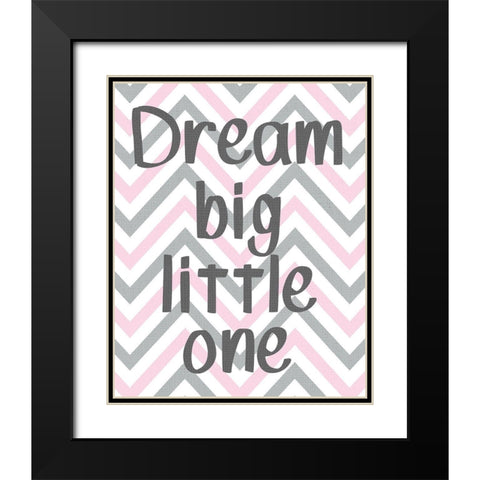 Little Princess 2 Black Modern Wood Framed Art Print with Double Matting by Kimberly, Allen