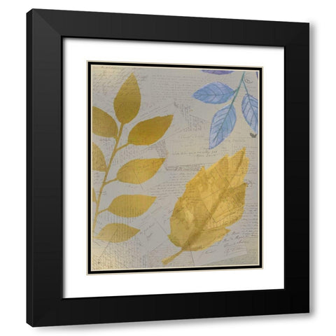 Autumn Gold 2  Black Modern Wood Framed Art Print with Double Matting by Kimberly, Allen